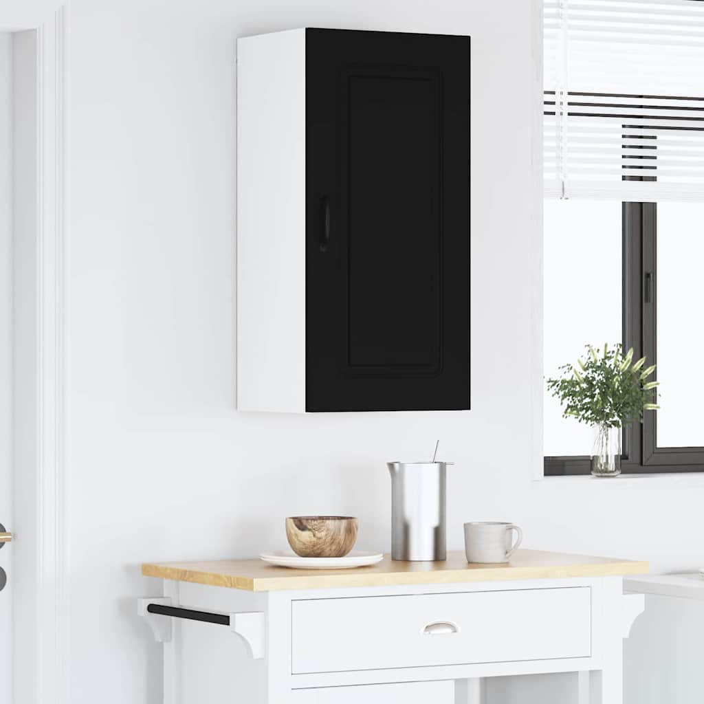 Oppvaskmaskin-panel Kalmar Svart 40 x 31 x 80 cm Konstruert tre
