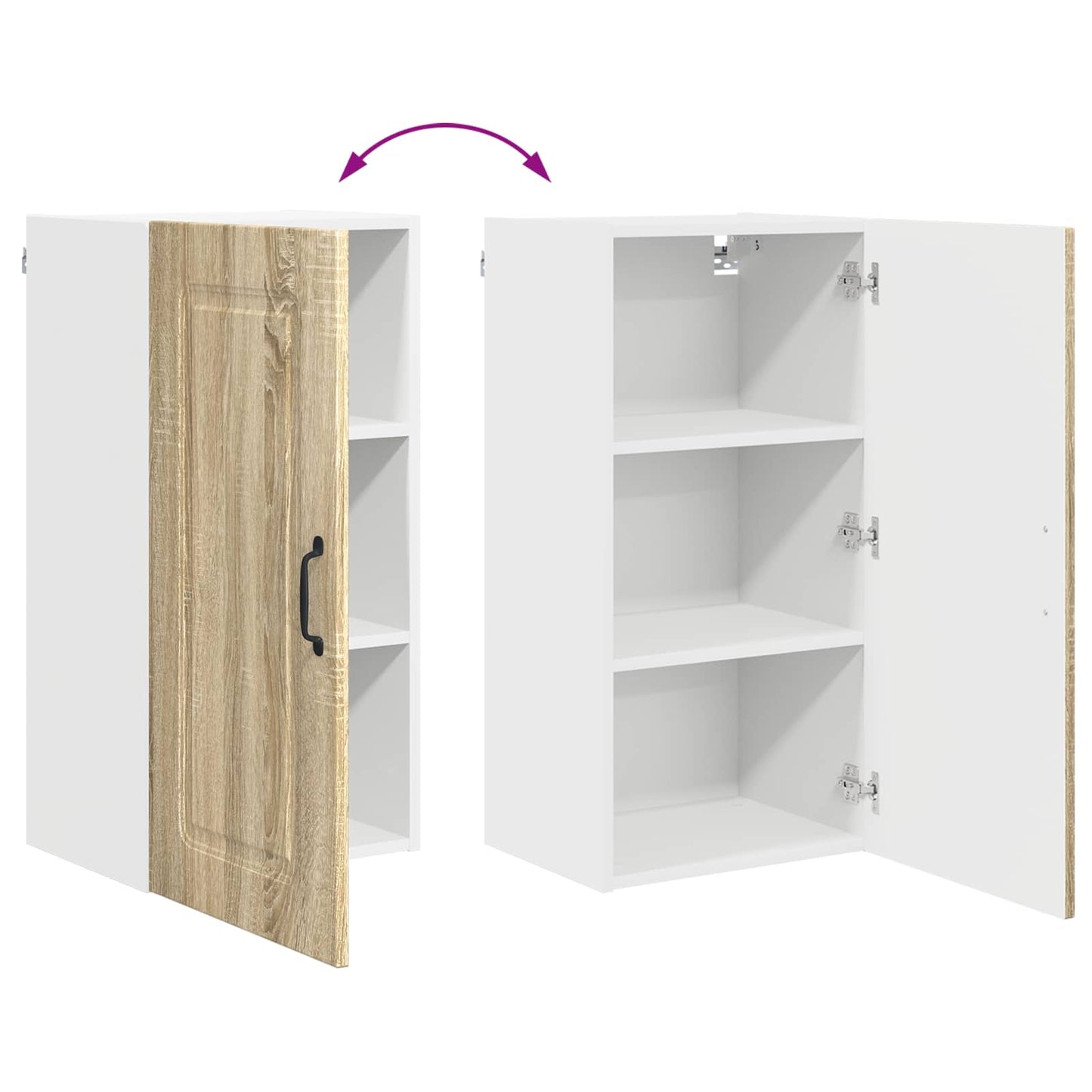 Oppvaskmaskin-panel Kalmar Sonoma eik 40 x 31 x 80 cm