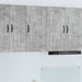 Oppvaskmaskin-panel Kalmar Betonggrå 40 x 31 x 80 cm