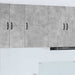 Oppvaskmaskin-panel Kalmar Betonggrå 50 x 31 x 80 cm