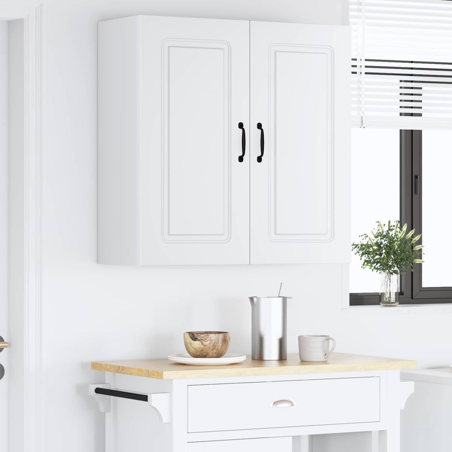 Oppvaskmaskin-panel Kalmar Hvit 80 x 31 x 80 cm Konstruert tre