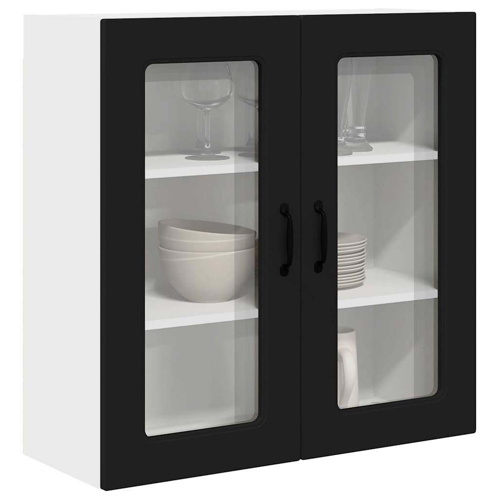 Oppvaskmaskin-panel Kalmar Svart 80 x 31 x 80 cm Konstruert tre