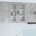 Oppvaskmaskin-panel Kalmar Betonggrå 80 x 31 x 80 cm