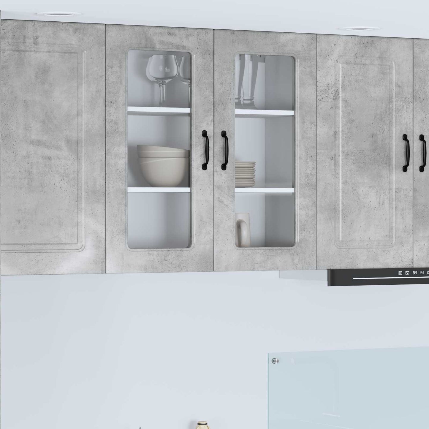 Oppvaskmaskin-panel Kalmar Betonggrå 80 x 31 x 80 cm