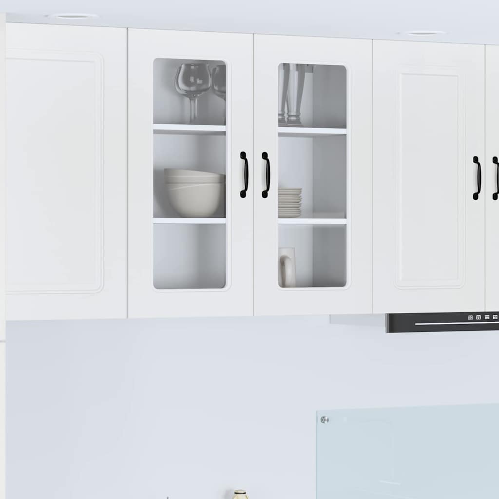 Oppvaskmaskin-panel Kalmar Høyglanset hvit 80 x 31 x 80 cm