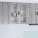 Oppvaskmaskin-panel Kalmar Grå Sonoma 80 x 31 x 80 cm