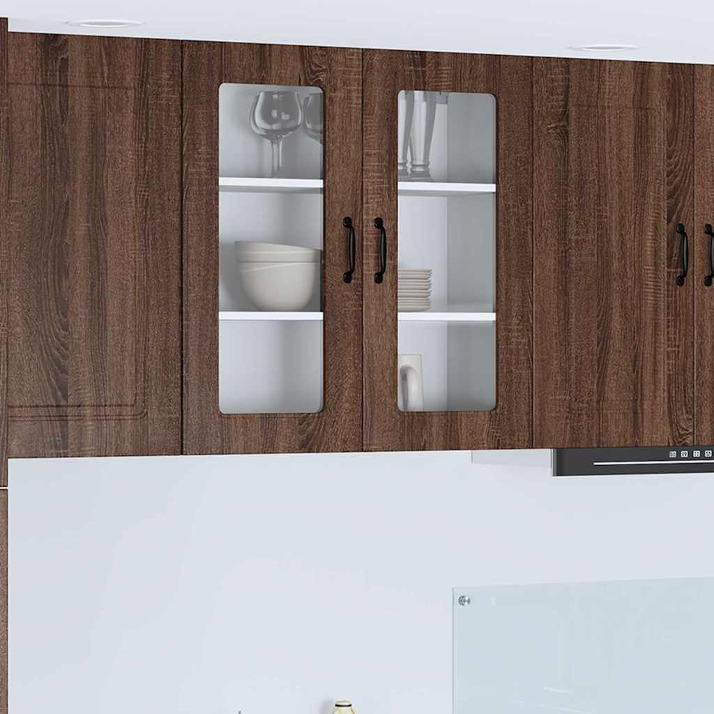 Oppvaskmaskin-panel Kalmar Brun Eik 80 x 31 x 80 cm