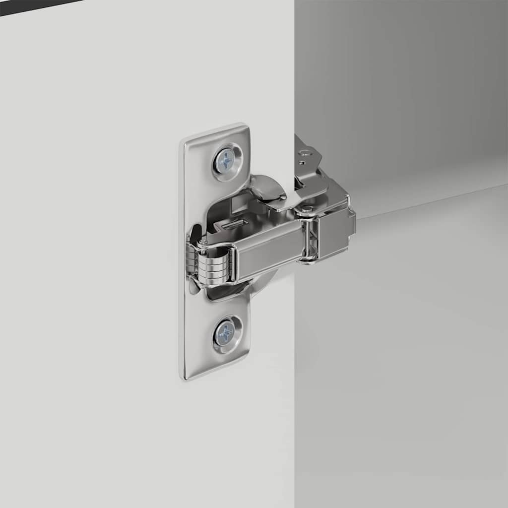 Kjøkken veggskap med hylle Svart 57 x 57 x 80 cm Konstruert tre