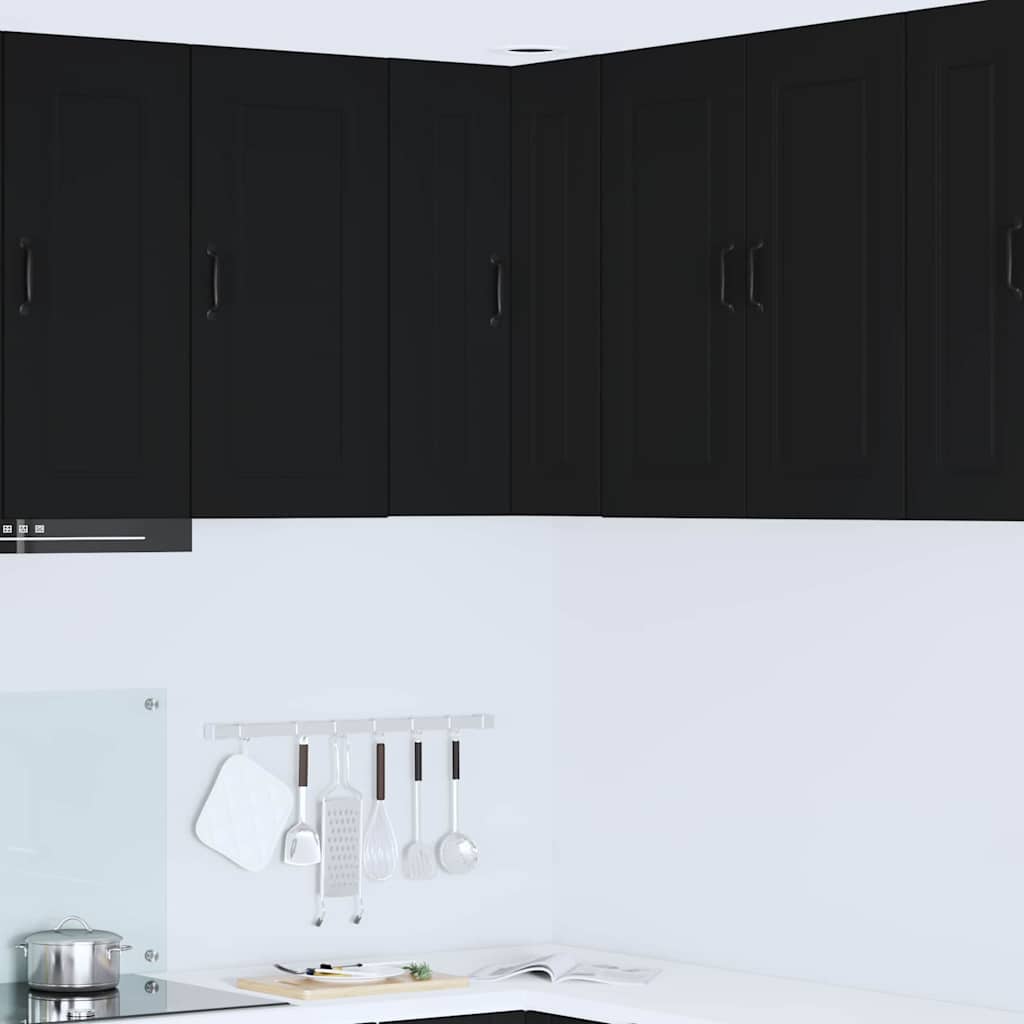 Oppvaskmaskin-panel Kalmar Svart 57 x 57 x 80 cm Konstruert tre