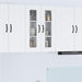 Oppvaskmaskin-panel Kalmar Hvit 60 x 31 x 80 cm Konstruert tre