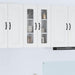 Oppvaskmaskin-panel Kalmar Høyglanset hvit 60 x 31 x 80 cm
