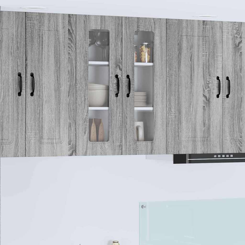 Oppvaskmaskin-panel Kalmar Grå Sonoma 60 x 31 x 80 cm