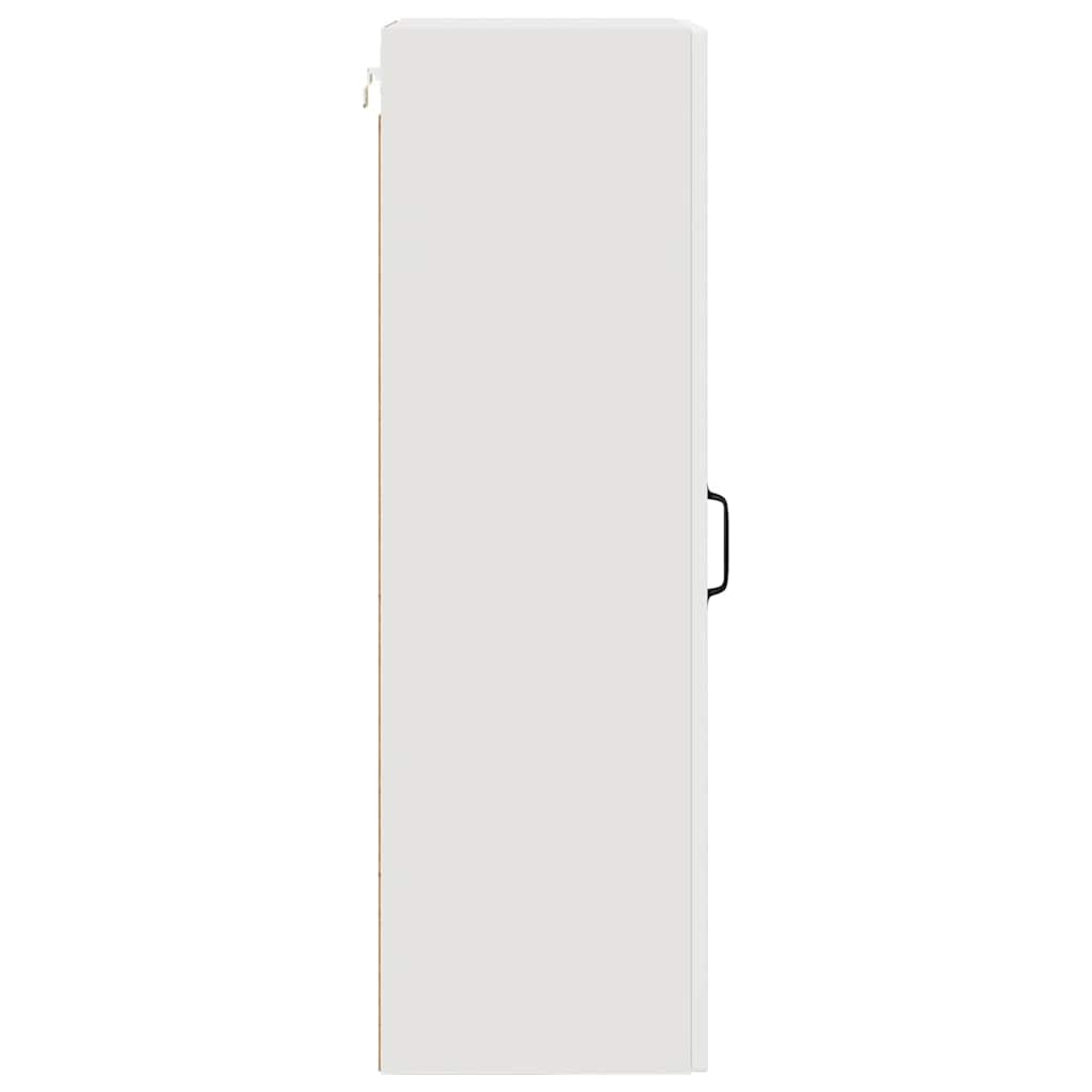 Kjøkken veggskap med hylle Hvit 40 x 31 x 100 cm Konstruert tre