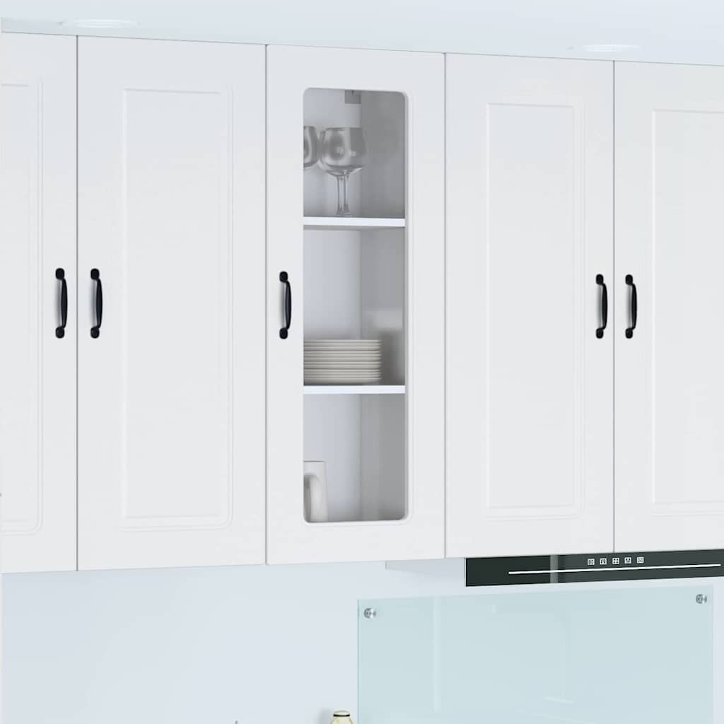 Oppvaskmaskin-panel Kalmar Høyglanset hvit 40 x 31 x 100 cm