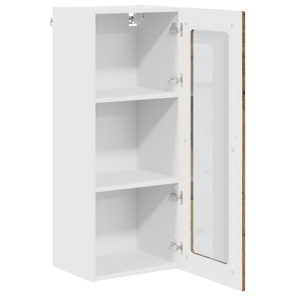 Kjøkken veggskap Røkt eik 40 x 31 x 100 cm Konstruert tre