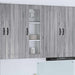 Oppvaskmaskin-panel Kalmar Grå Sonoma 40 x 31 x 100 cm