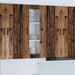 Oppvaskmaskin-panel Kalmar Gammelt tre 40 x 31 x 100 cm