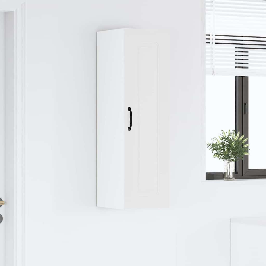 Kjøkken veggskap med hylle Hvit 30 x 31 x 100 cm Konstruert tre