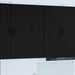 Oppvaskmaskin-panel Kalmar Svart 30 x 31 x 100 cm