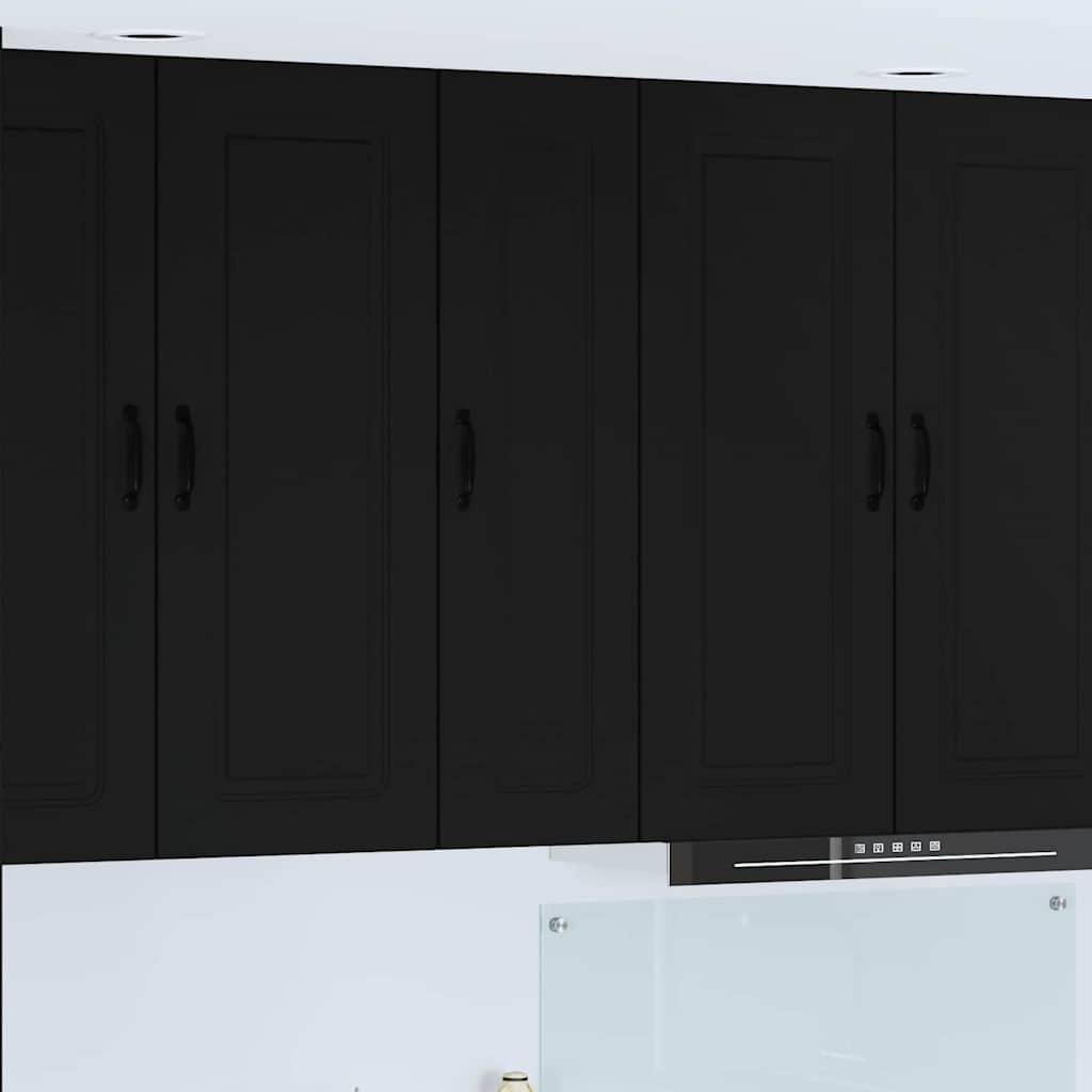 Oppvaskmaskin-panel Kalmar Svart 30 x 31 x 100 cm