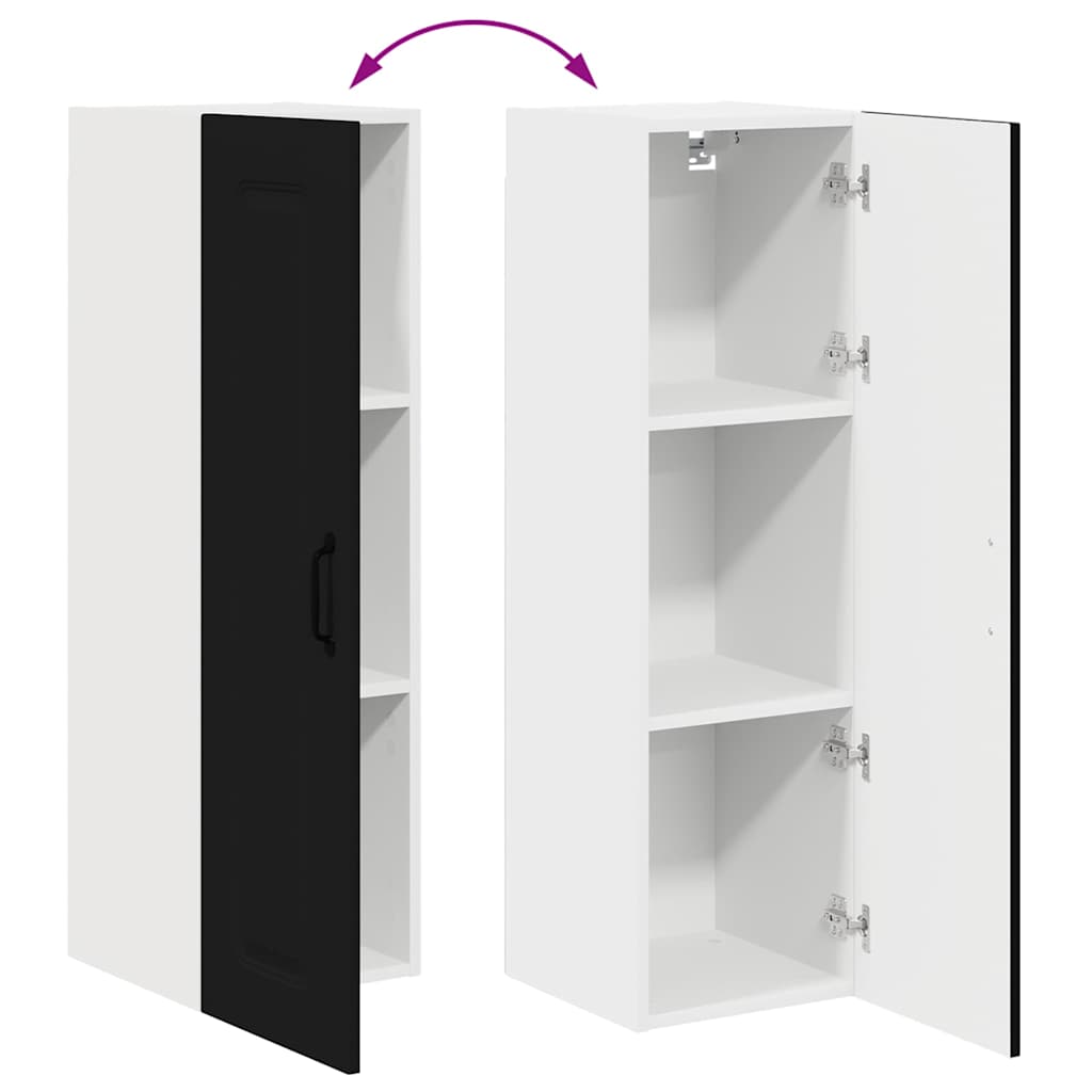 Oppvaskmaskin-panel Kalmar Svart 30 x 31 x 100 cm