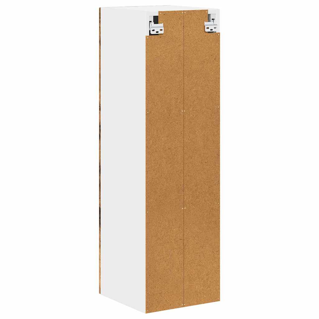 Kjøkken veggskap Røkt eik 30 x 31 x 100 cm Konstruert tre