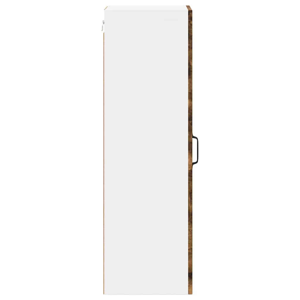 Kjøkken veggskap Røkt eik 30 x 31 x 100 cm Konstruert tre