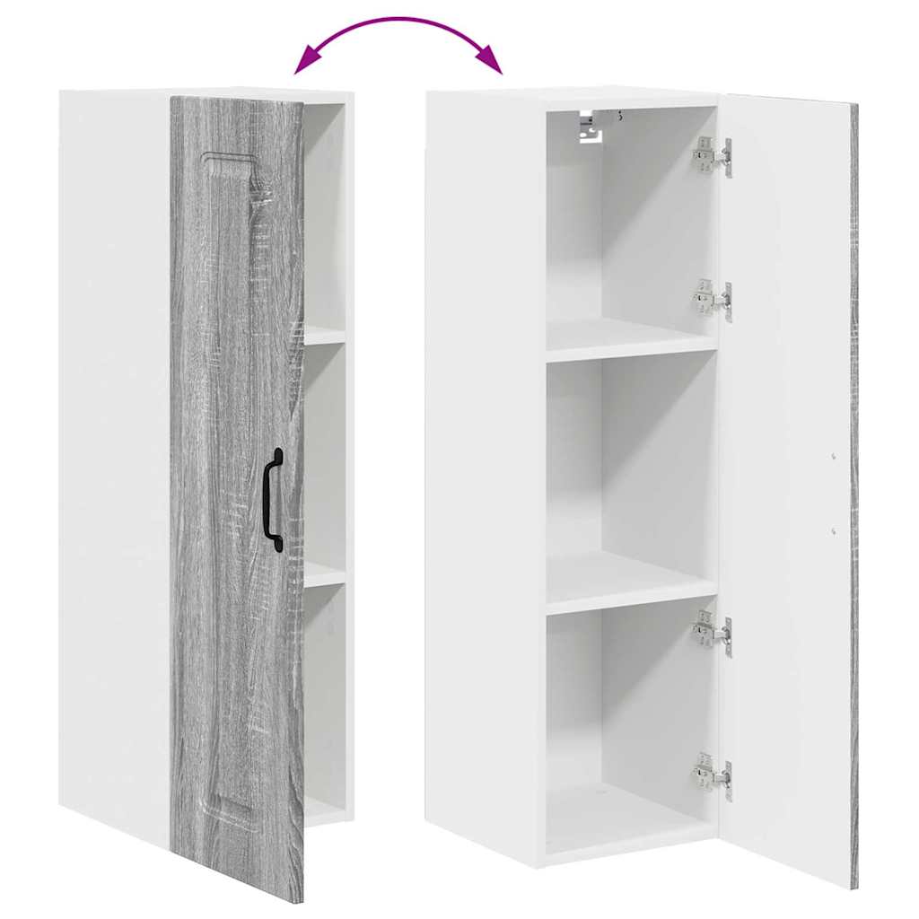 Oppvaskmaskin-panel Kalmar Grå Sonoma 30 x 31 x 100 cm
