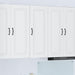 Oppvaskmaskin-panel Kalmar Hvit 40 x 31 x 100 cm Konstruert tre
