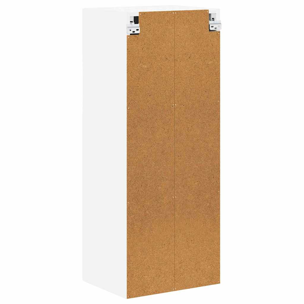 Kjøkken veggskap med hylle Hvit 40 x 31 x 100 cm Konstruert tre