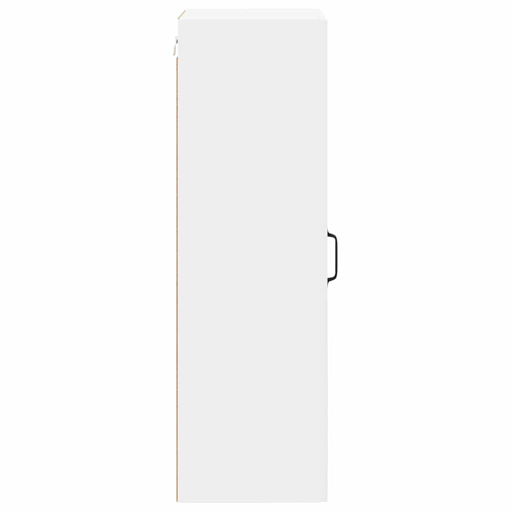Kjøkken veggskap med hylle Hvit 40 x 31 x 100 cm Konstruert tre