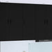 Oppvaskmaskin-panel Kalmar Svart 40 x 31 x 100 cm