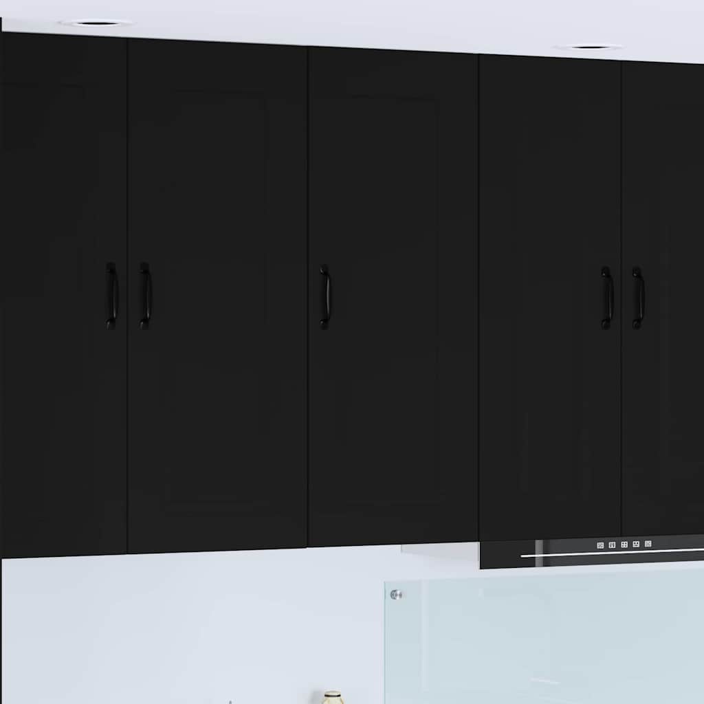 Oppvaskmaskin-panel Kalmar Svart 40 x 31 x 100 cm