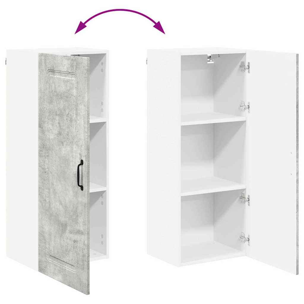 Oppvaskmaskin-panel Kalmar Betonggrå 40 x 31 x 100 cm