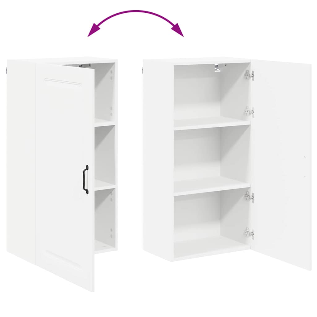 Kjøkken veggskap med hylle Hvit 50 x 31 x 100 cm Konstruert tre