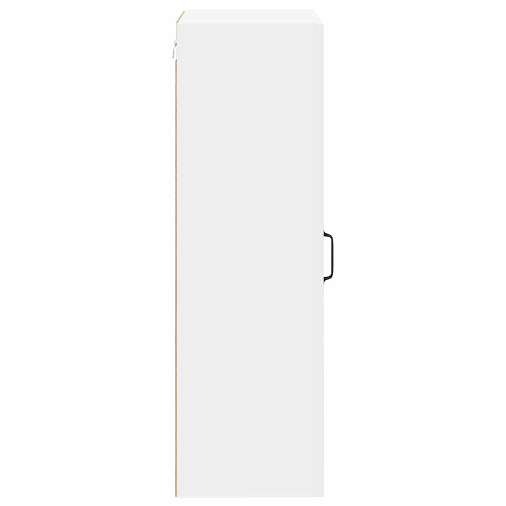 Kjøkken veggskap med hylle Hvit 50 x 31 x 100 cm Konstruert tre
