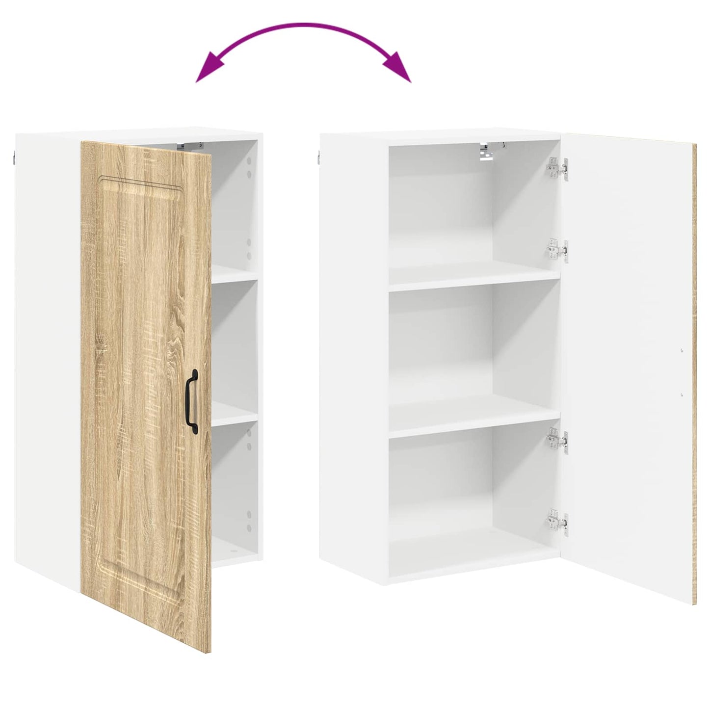 Oppvaskmaskin-panel Kalmar Sonoma eik 50 x 31 x 100 cm