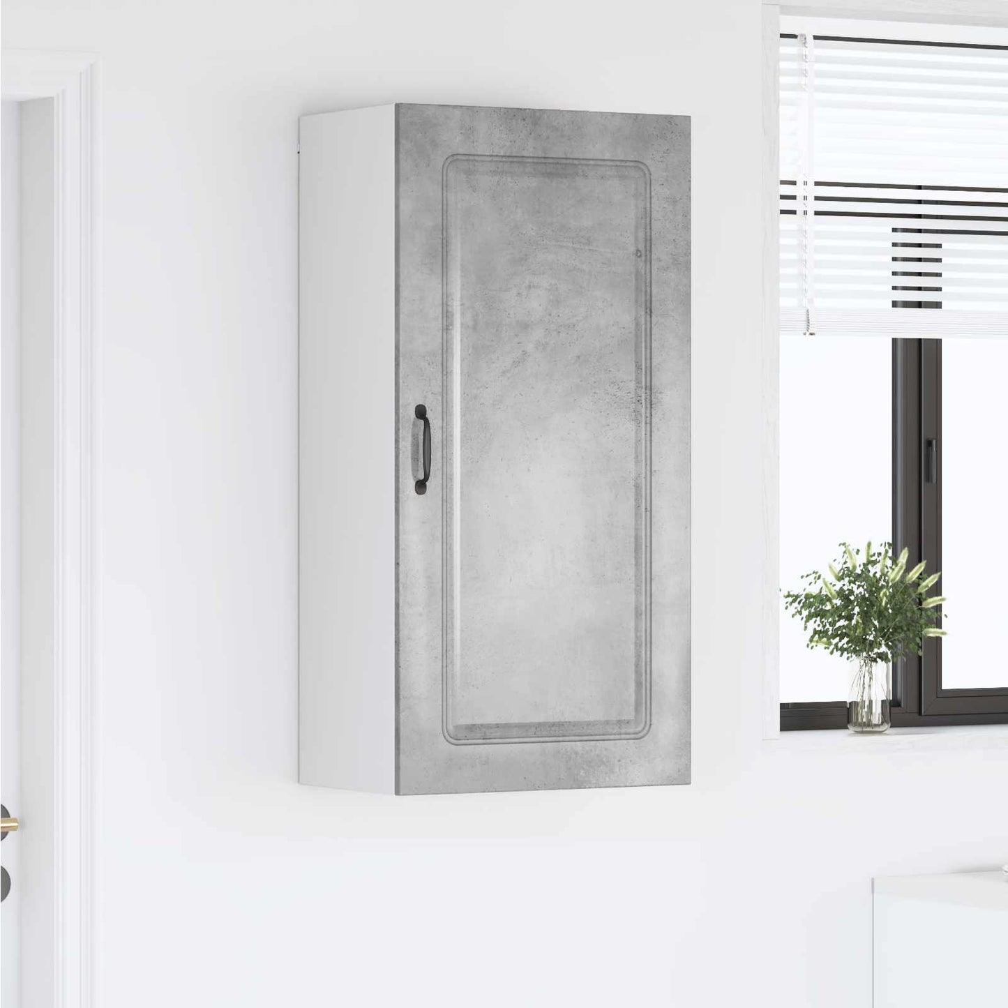 Oppvaskmaskin-panel Kalmar Betonggrå 50 x 31 x 100 cm