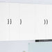 Oppvaskmaskin-panel Kalmar Høyglanset hvit 50 x 31 x 100 cm