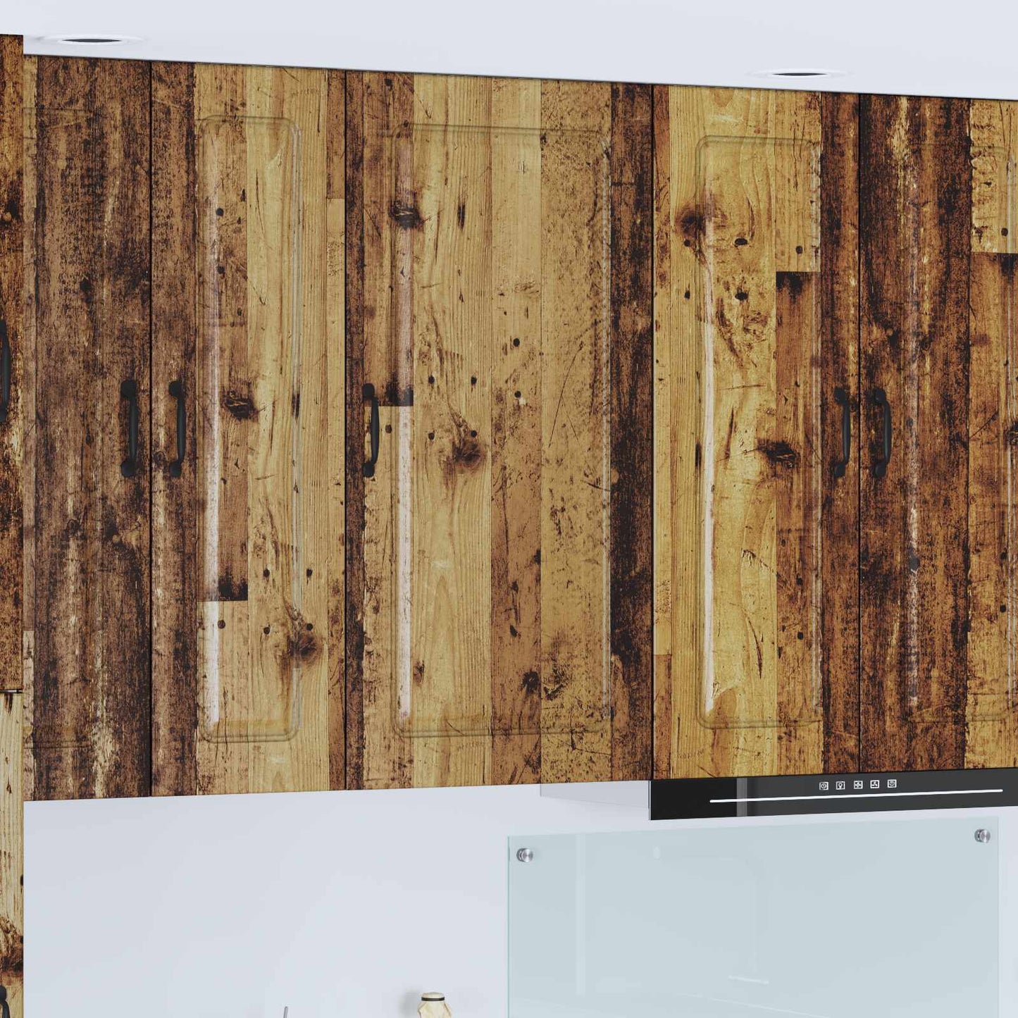 Oppvaskmaskin-panel Kalmar Gammelt tre 50 x 31 x 100 cm