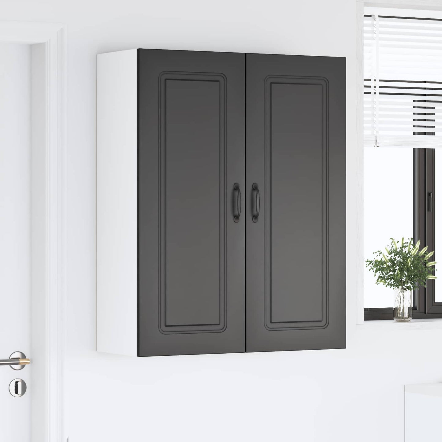 Oppvaskmaskin-panel Kalmar Svart 80 x 31 x 100 cm
