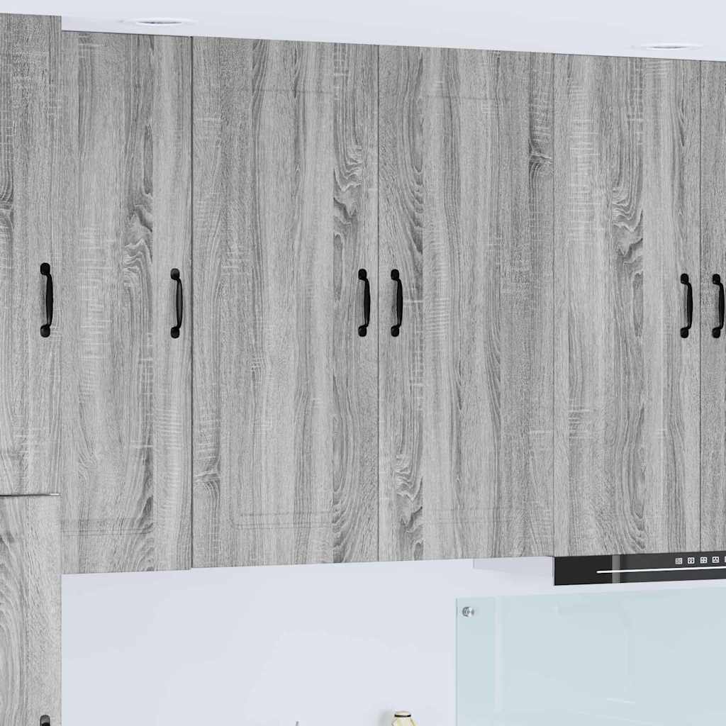 Oppvaskmaskin-panel Kalmar Grå Sonoma 80 x 31 x 100 cm