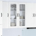 Oppvaskmaskin-panel Kalmar Hvit 80 x 31 x 100 cm Konstruert tre