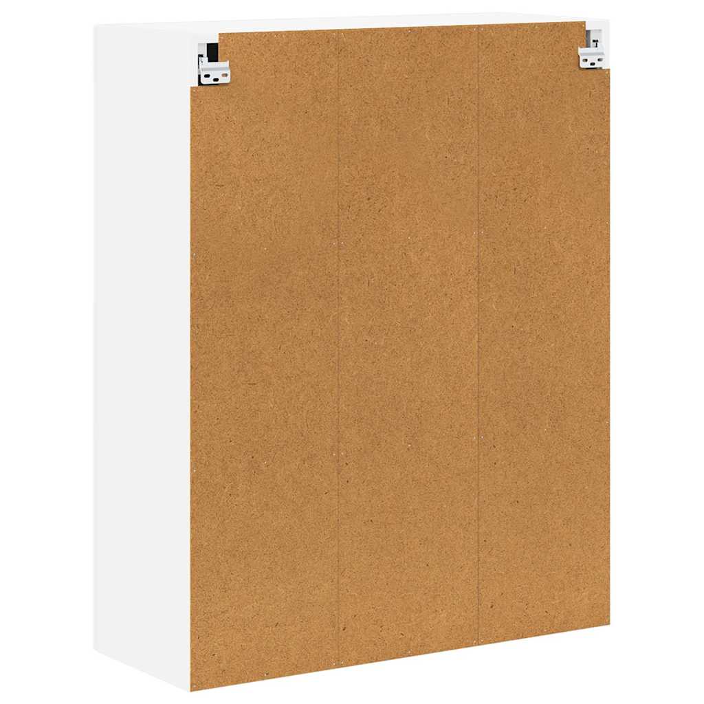 Kjøkken veggskap med hylle Hvit 80 x 31 x 100 cm Konstruert tre