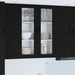 Oppvaskmaskin-panel Kalmar Svart 80 x 31 x 100 cm