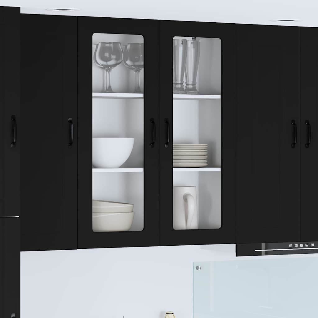 Oppvaskmaskin-panel Kalmar Svart 80 x 31 x 100 cm