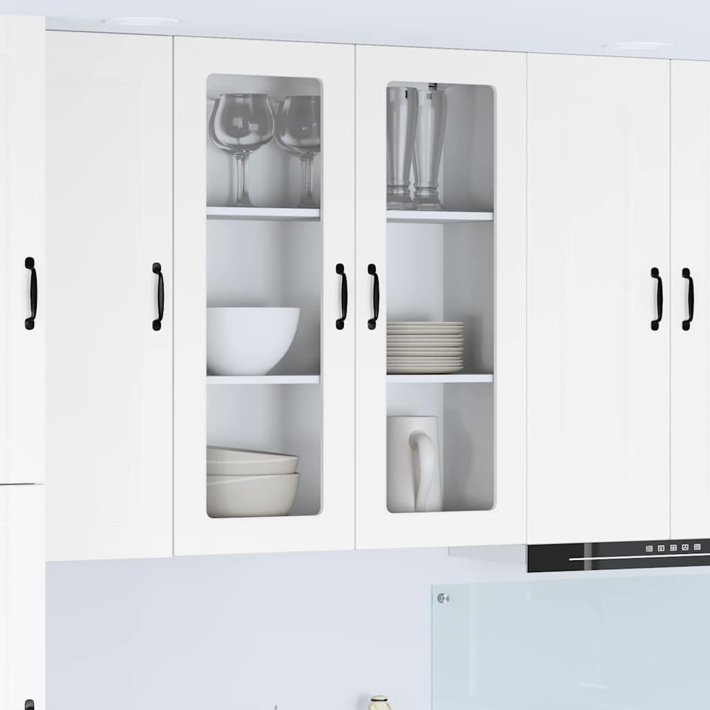 Oppvaskmaskin-panel Kalmar Høyglanset hvit 80 x 31 x 100 cm