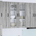 Oppvaskmaskin-panel Kalmar Grå Sonoma 80 x 31 x 100 cm