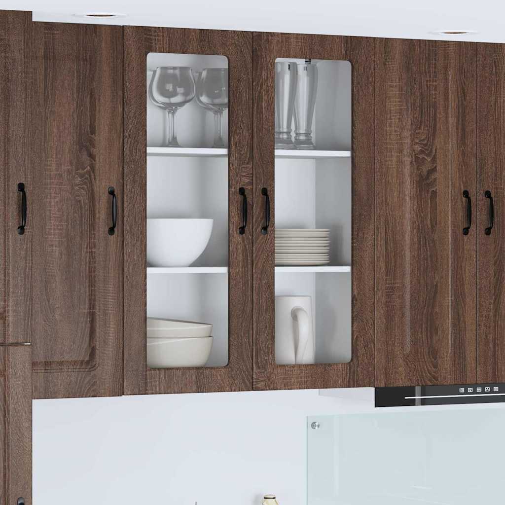 Oppvaskmaskin-panel Kalmar Brun Eik 80 x 31 x 100 cm