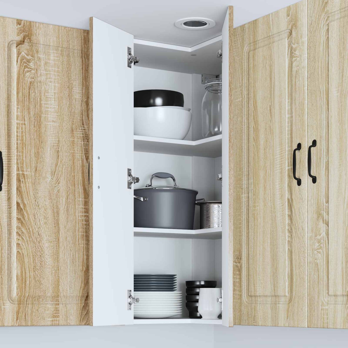 Oppvaskmaskin-panel Kalmar Sonoma eik 57 x 57 x 100 cm